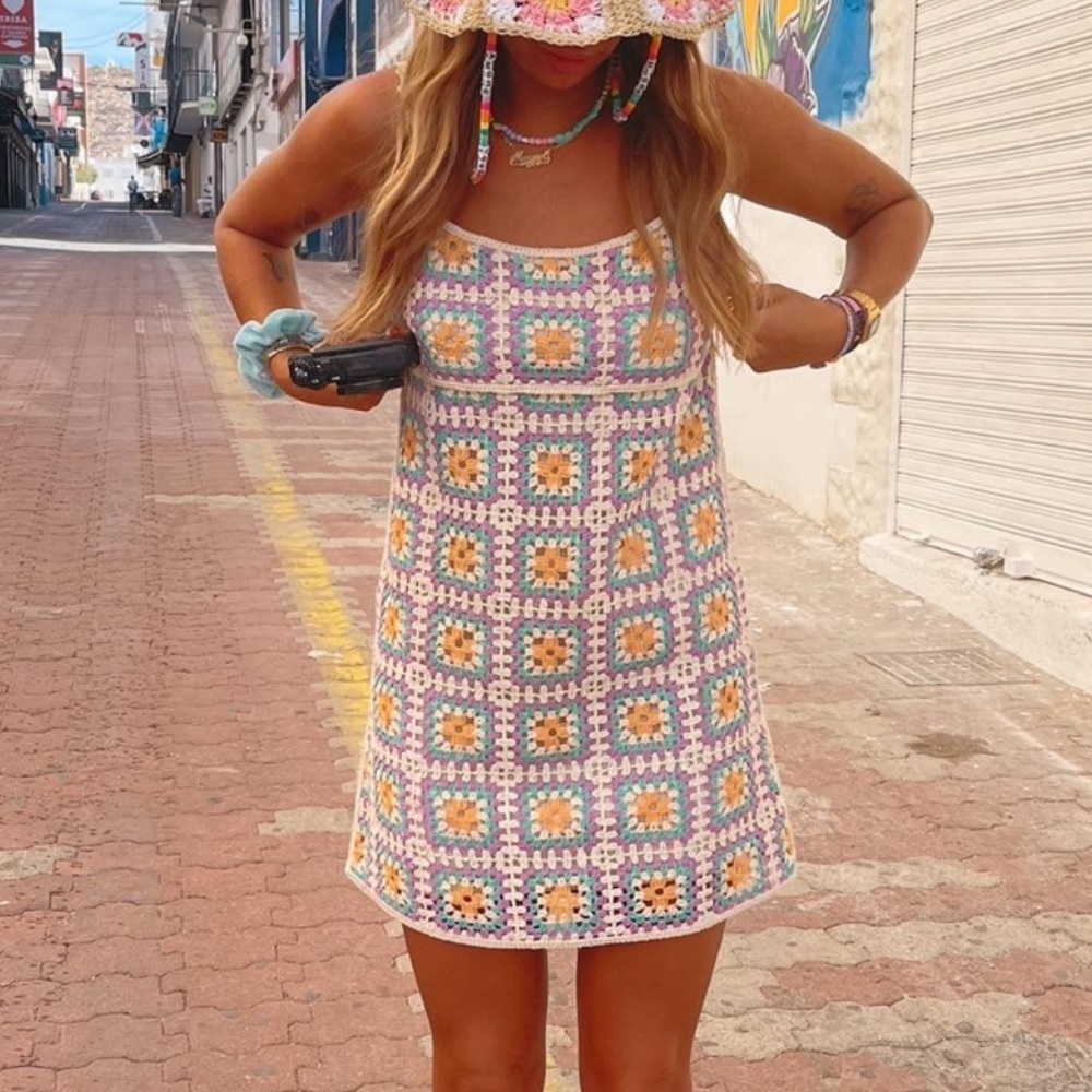 Zara Crocheted Dress